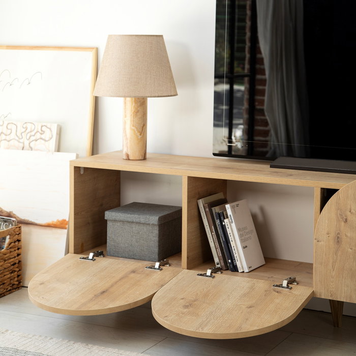 Hanah Home Mesta - Sapphire Oak v2 Soporte para TV Roble Hanah Home Mesta - Sapphire Oak v2 Soporte para TV Roble